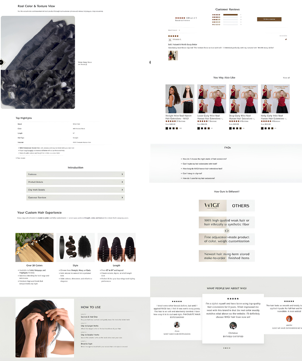 Product Page Enhancement